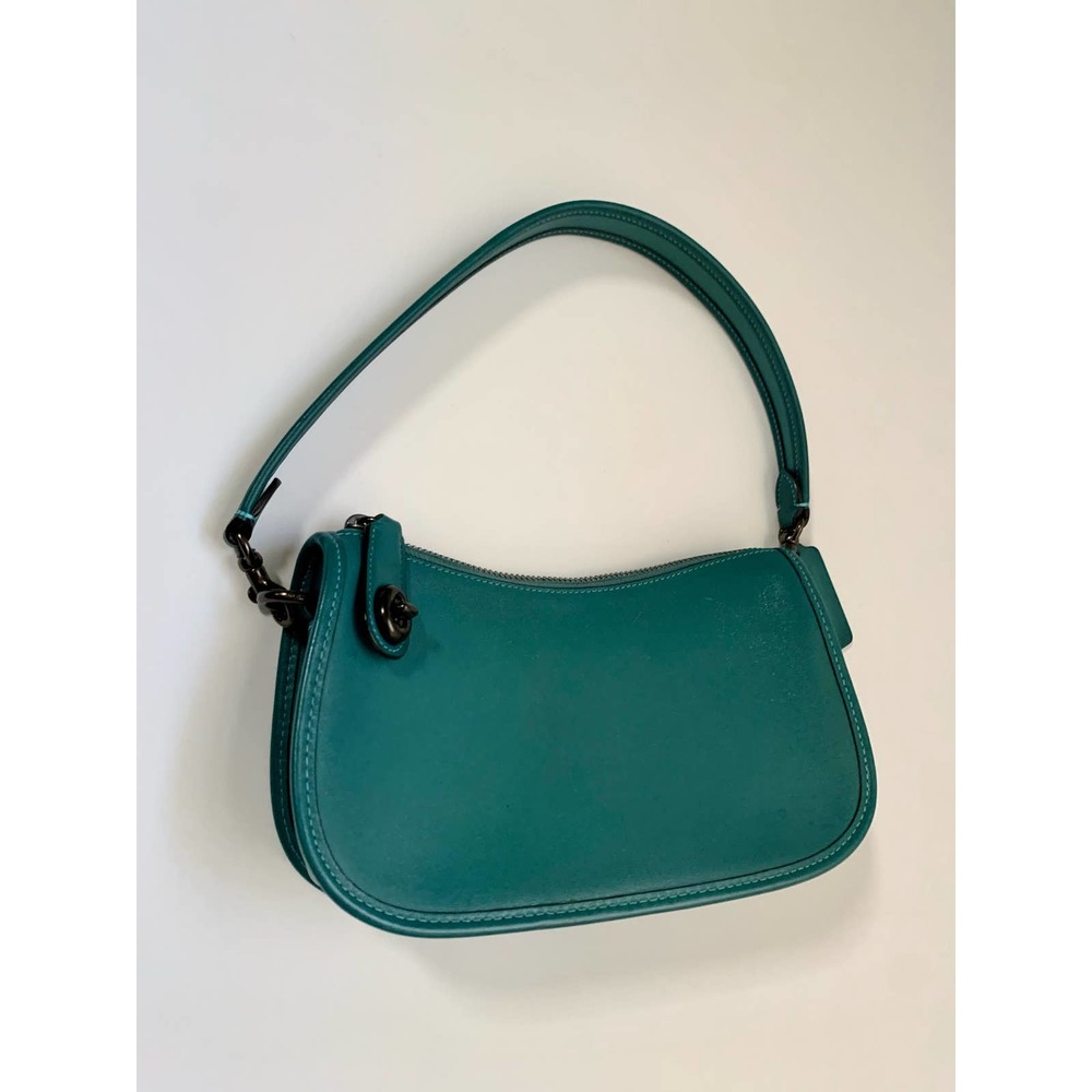 TEAL COACH SWINGER BAG CROSSBODY HANDBAG